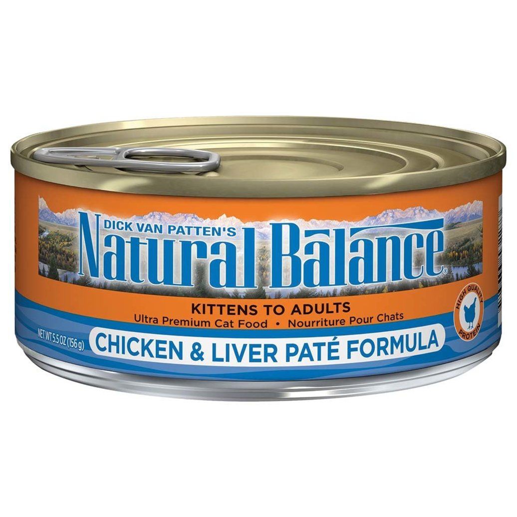 Natural Balance Chicken and Liver Pate 5.5oz Cat single