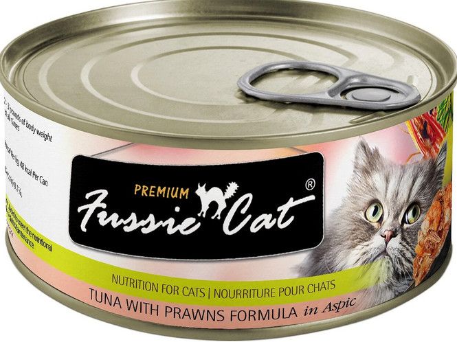 Box of  Fussie Tuna and Tiger Prawn 2.8oz