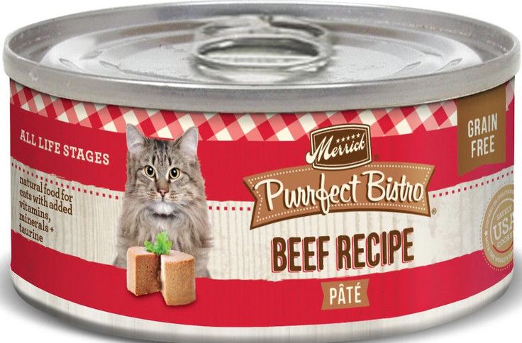 Merrick Purrfect Bistro GF Beef 3oz Single