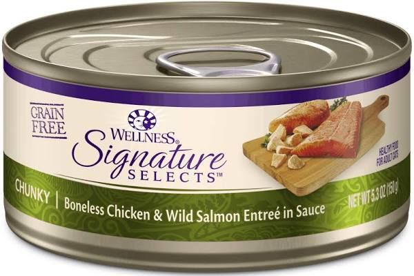 Wellness Signature Chicken and Salmon Chunky 5.3oz single