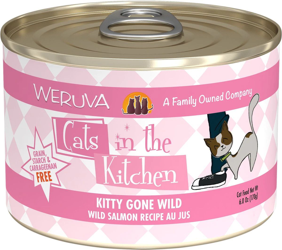 Weruva Cats in the Kitchen Kitty Gone Wild 6oz single