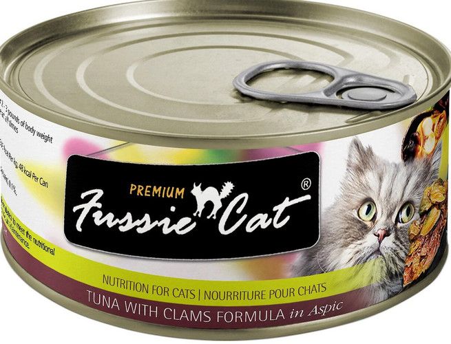 Fussie Cat Tuna and Clams 2.8oz Single