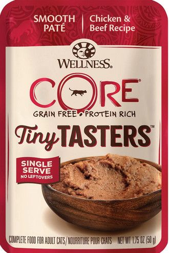 Box of Wellness Core Tiny Tasters Chicken and Beef 1.75oz Pouch