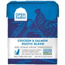 Open Farm Chicken and Salmon Rustic Blend Cat 5.5oz single