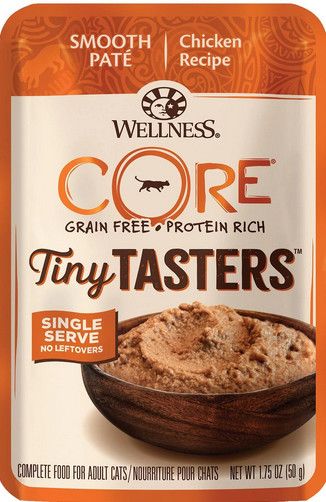 Wellness Core Tiny Tasters Chicken 1.75oz Pouch single