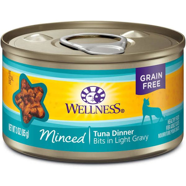 Wellness GF Tuna Dinner Minced Cat 3oz single