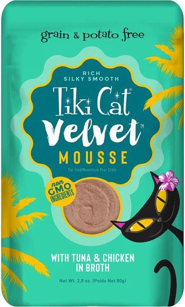 Box of Tiki Cat Mousse Tuna and Chicken 2.8oz