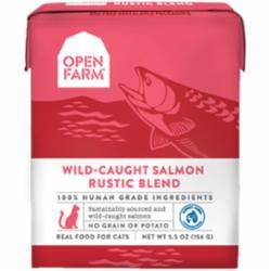Box of Open Farm Wild Caught Salmon Cat 5.5oz