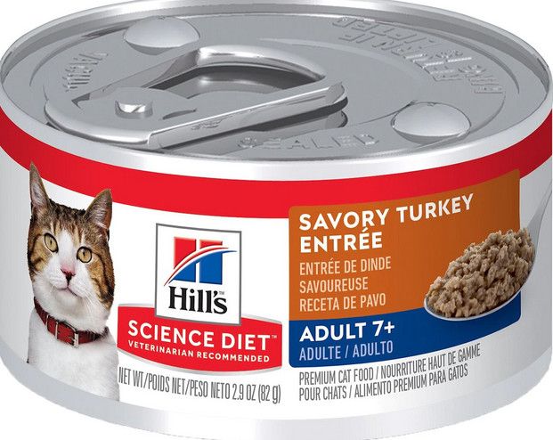 Box of Hill's Science Diet 2.9 oz Mature Savory Turkey