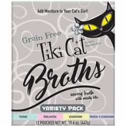 Tiki Cat Broth Variety Pack Pouches 1.3oz