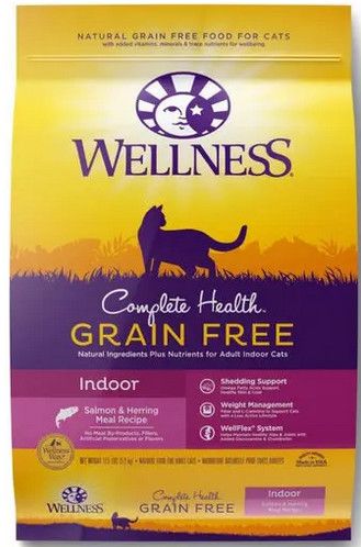 Wellness Complete GF Salmon Herring Indoor Cat 5.5#