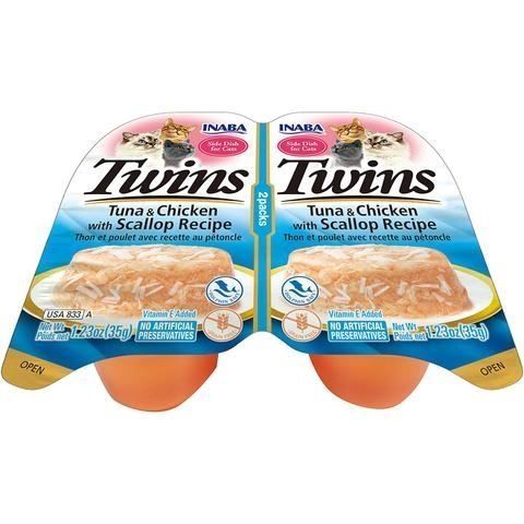 Z Box of Inaba Twin Cups Tuna/Ckn/Sclp 2pk