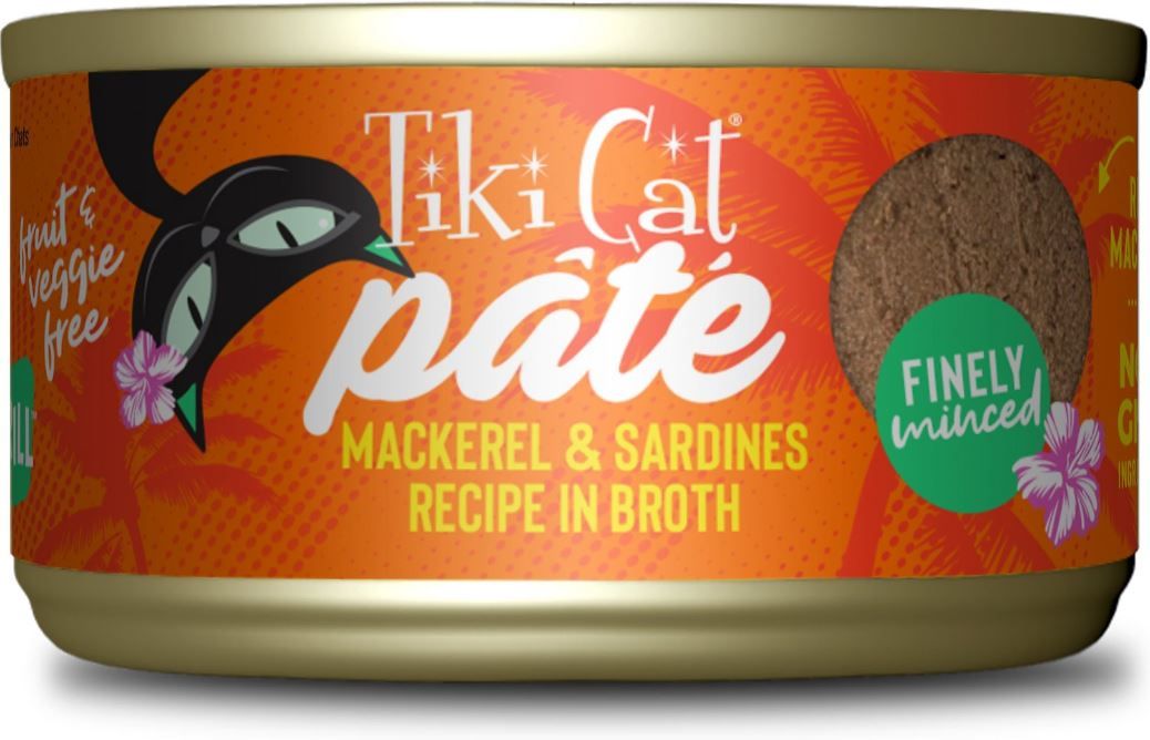 Tiki Cat Mackerel and Sardines Pate 2.8oz single