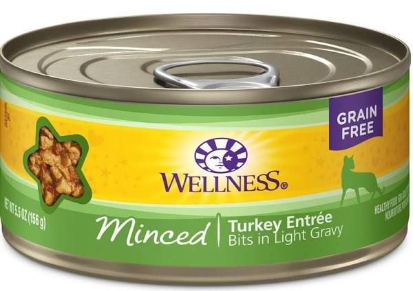 Wellness GF Turkey Entree Minced Cat 5.5oz single