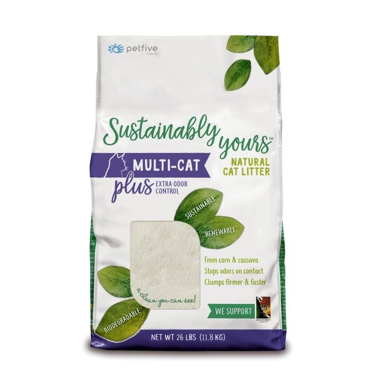 Sustainably Yours Natural Multi Cat Plus Litter 26#