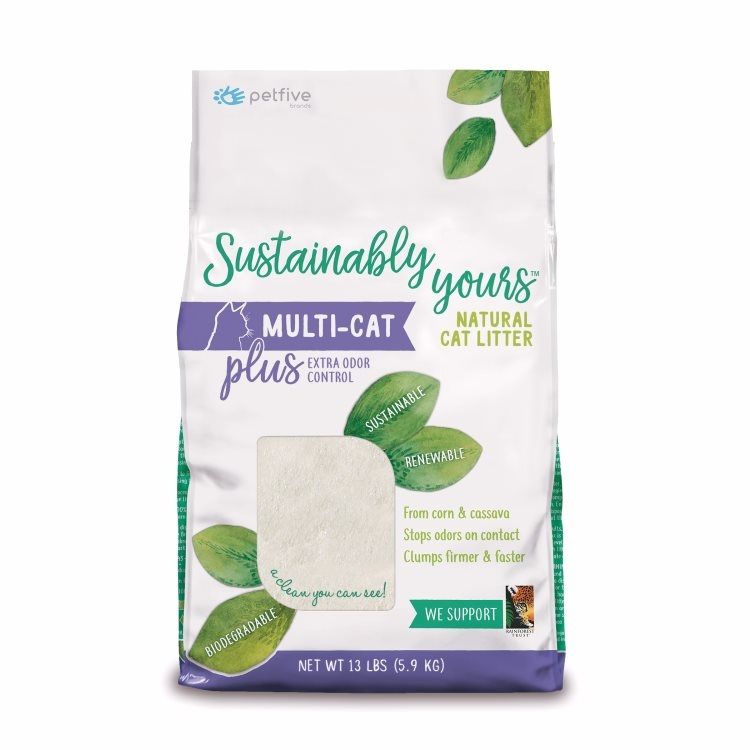 Sustainably Yours Natural Multi Cat Plus Litter 13#