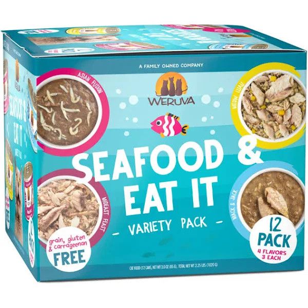 Weruva Seafood and Eat It Variety Pack 3oz