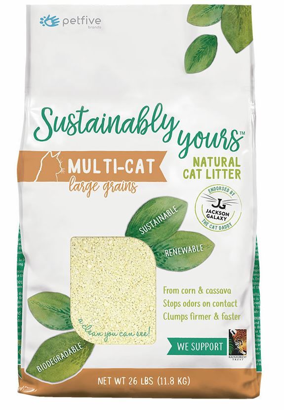 Sustainably Yours Natural Multi Cat Large Grains Litter 26#