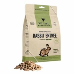 Vital Essentials Cat Freeze Dried Nibs Rabbit 12 oz