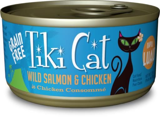 Box of Tiki Cat Wild Salmon and Chicken Consomme 2.8oz