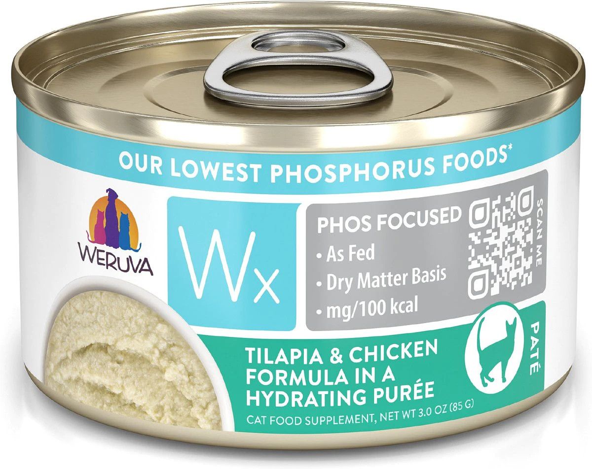 Weruva Wx Tilapia Chicken Puree 3oz single