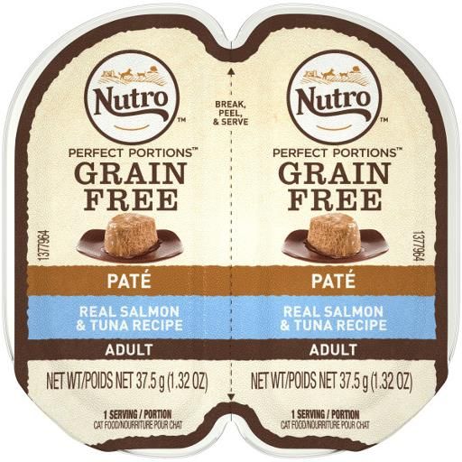 Box of Nutro Perfect Portions Salmon and Tuna Cat 24ct