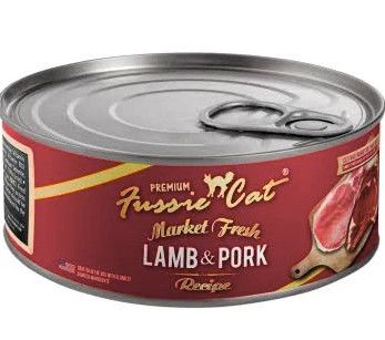 Fussie Cat Market Fresh Lamb Pork 5.5oz single