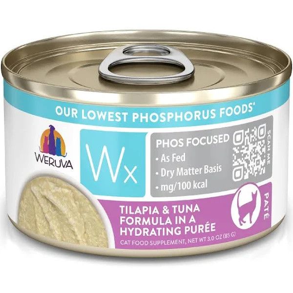 Weruva Wx Tilapia Tuna Puree 3oz single