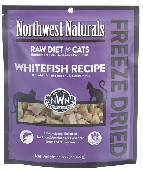 NWN  Freeze Dried Whitefish Nibbles for Cats 11oz