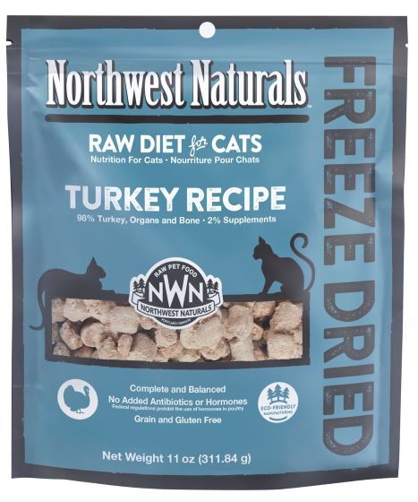 NWN Freeze Dried Turkey Nibbles for Cats 11oz