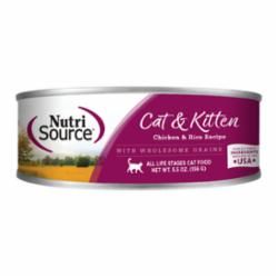 Nutrisource Cat and Kitten Chicken and Rice  5.5oz single