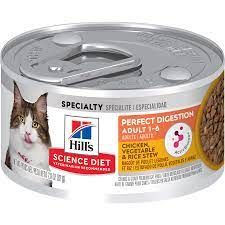 Hills Perfect Digestion Adult Chicken Stew Cat 2.9oz single