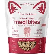 Small Batch Cat Freeze Dried Meal Bites Beef 10oz