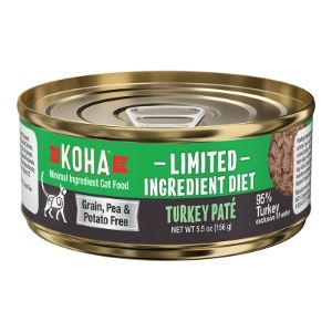 Box of Koha LID Pate Turkey Cat 5.5oz