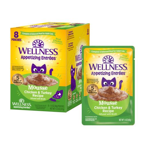 Box of Wellness Appetizing Entrees Mousse Chicken and Turkey 1.4oz 24ct