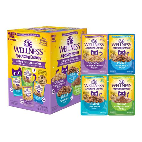 Wellness Appetizing Entrees Variety Pack Seafood and Poultry single