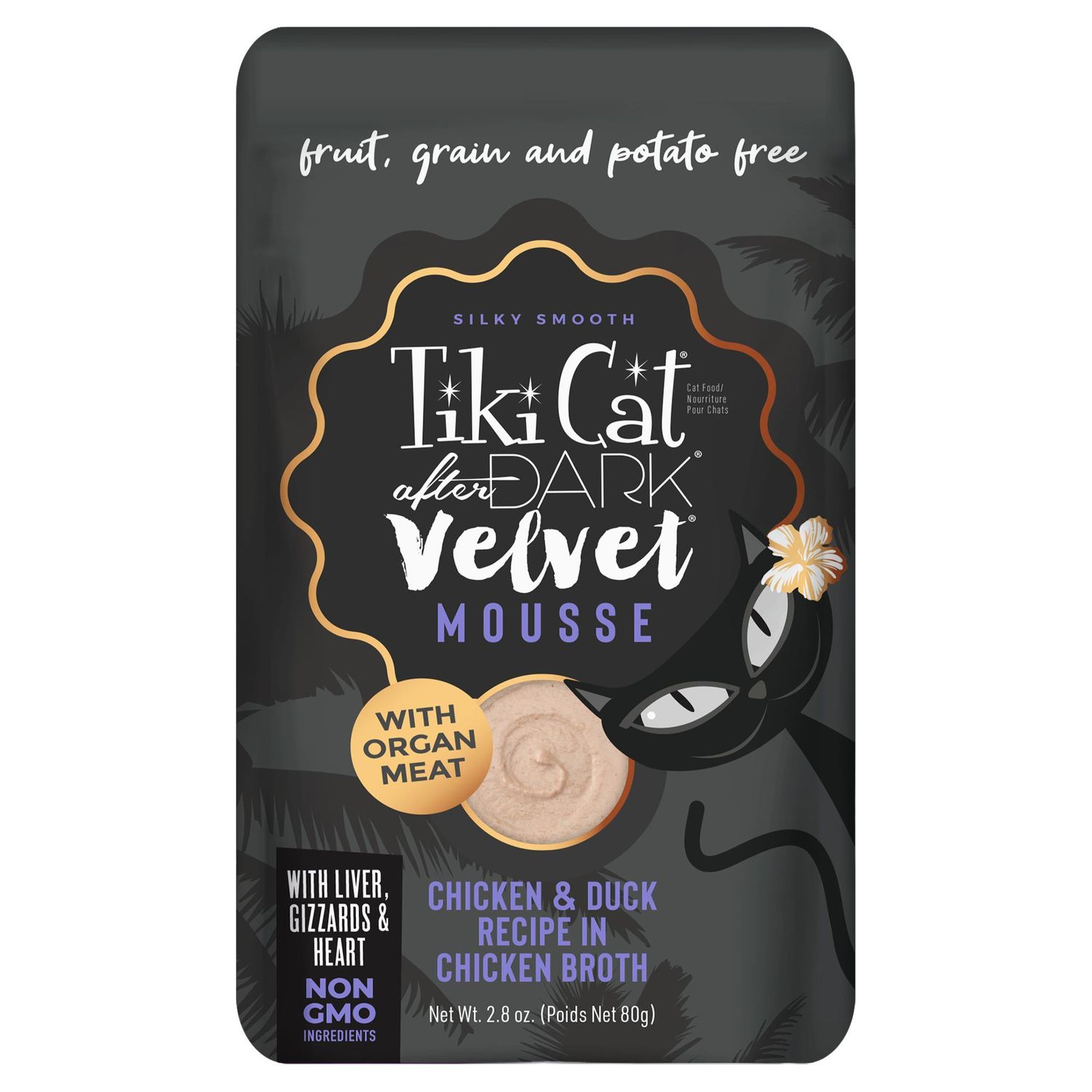 Box of Tiki Cat After Dark Mousse Velvet Chicken and Duck 2.8oz