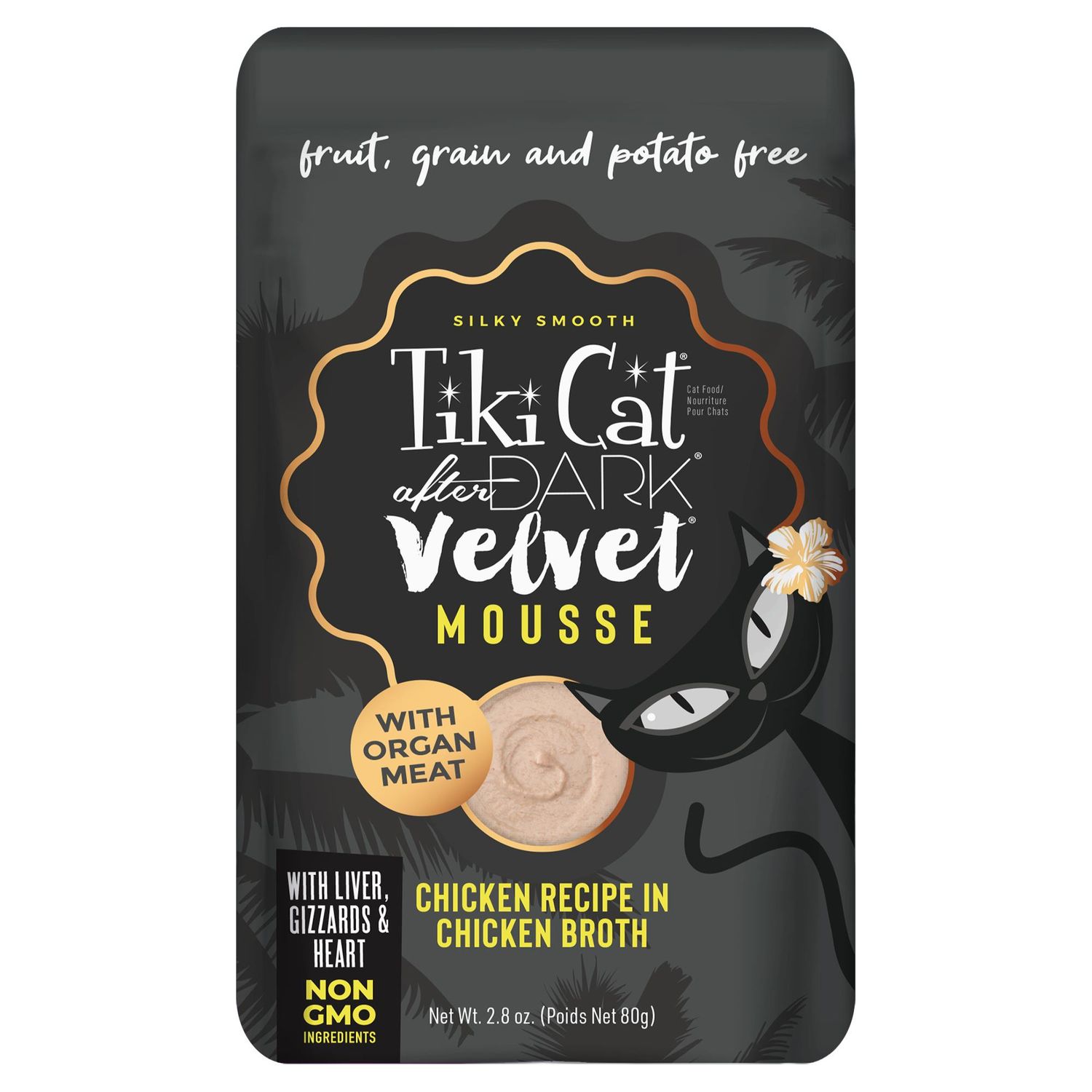 Tiki Cat After Dark Mousse Velvet Chicken 2.8 oz single