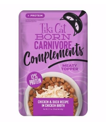 Tiki Cat Complements Topper Chicken Duck 2.1oz single