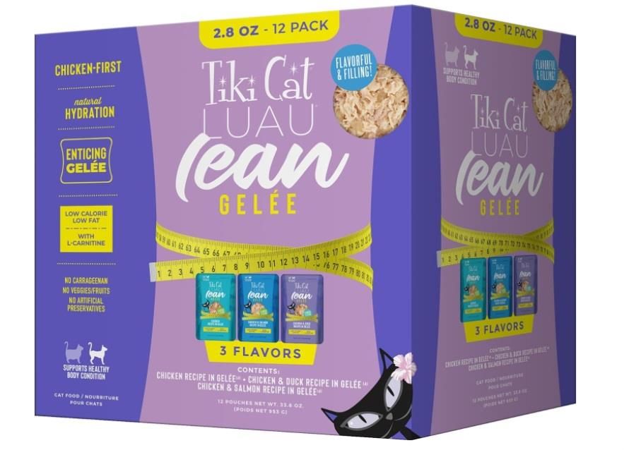 Tiki Cat Lean Gelee Variety Pack Chicken 2.8oz 12ct