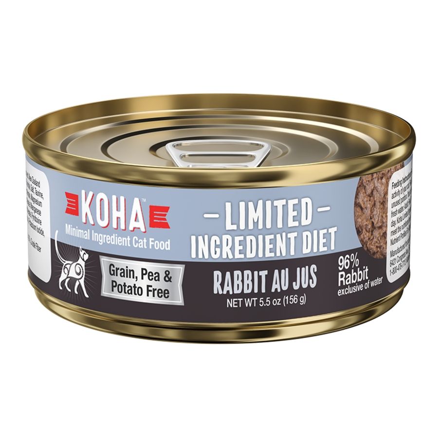 Koha LID Pate Rabbit Cat 5.5oz single