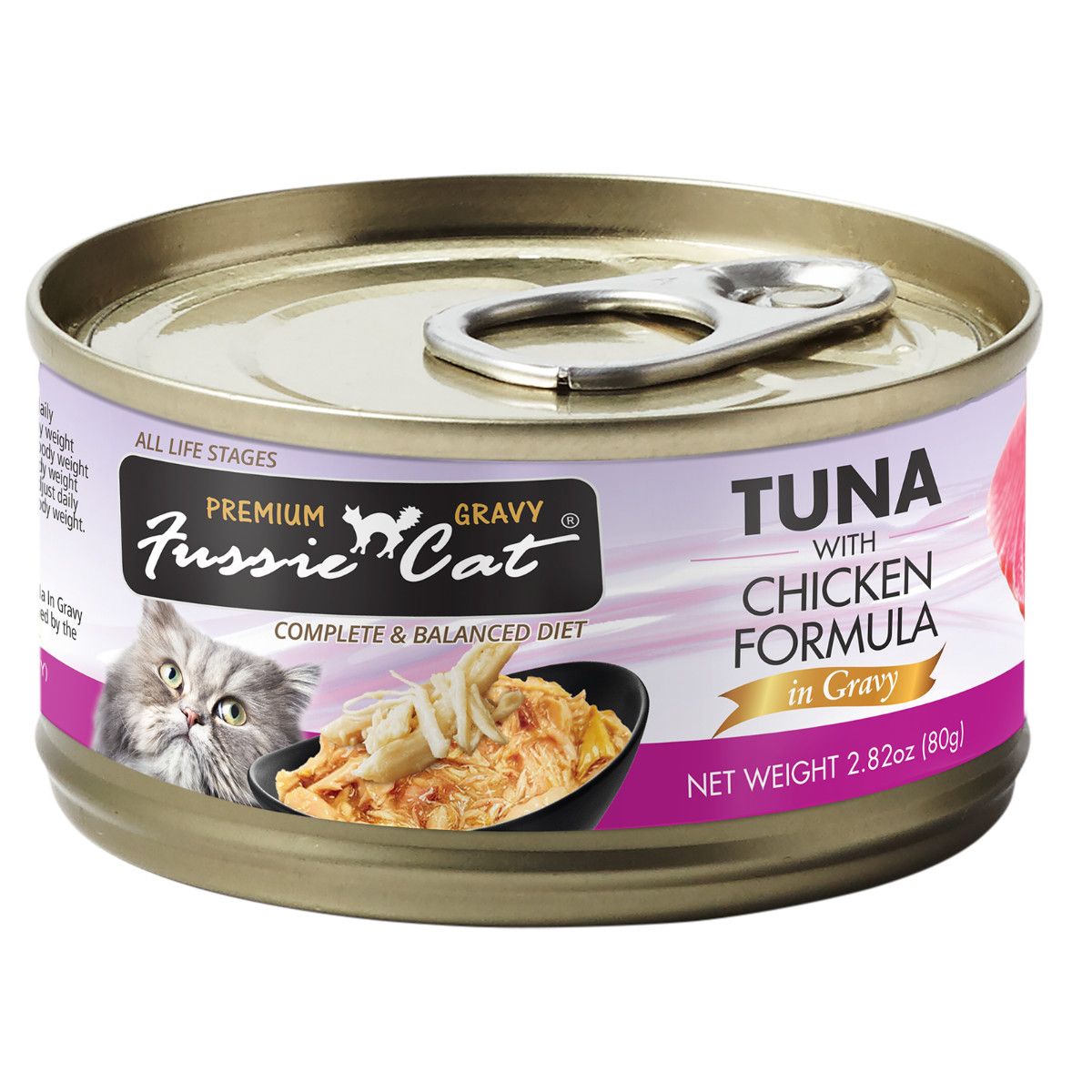 Fussie Gravy Tuna Chicken 2.82oz single