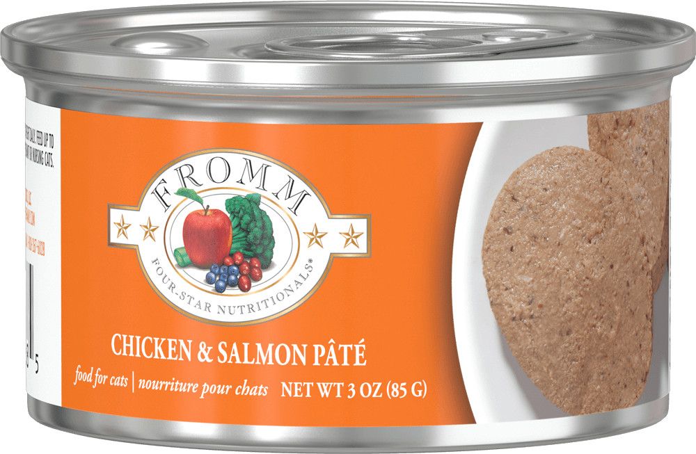 Fromm Four Star GF Chicken and Salmon Pate 3oz single