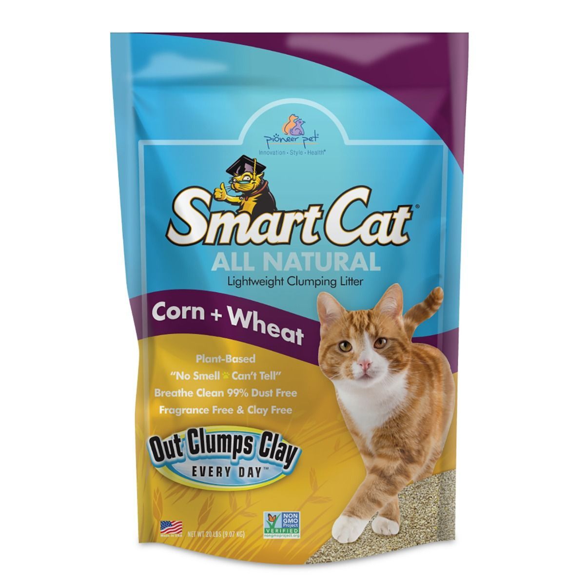 Smart Cat Corn Wheat Natural Clumping Litter 20#