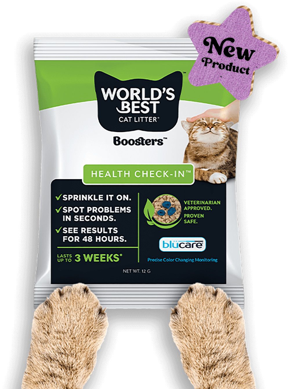 Worlds Best Litter Boosters Health Check In 12g single