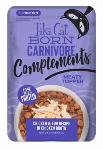 Tiki Cat Complements Topper Chicken Egg 2.1oz single