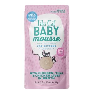 Box of Tiki Cat Baby Mousse Chicken Tuna 2.4oz