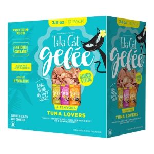 Tiki Cat Lean Gelee Variety Pack Tuna 2.8oz 12ct