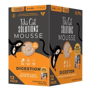 Box of Tiki Cat Solutions Mousse Digestion Chkn Pumpkin 2.4oz