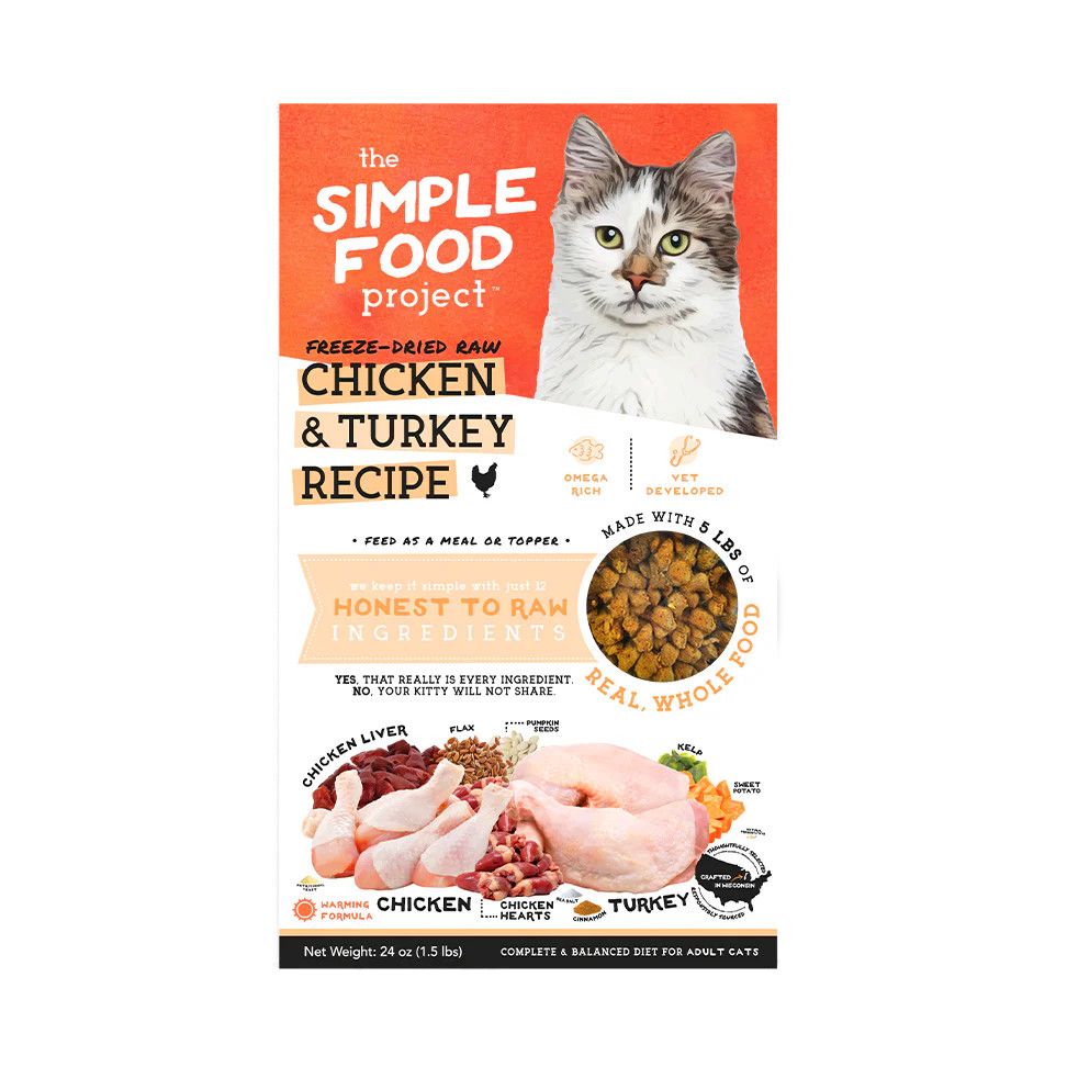 The Simple Food Project for Cats  Chicken and Turkey 1.5lb